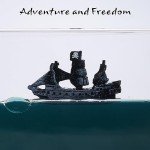 Wavey Boat Pirate Toy: Black Pearl Design