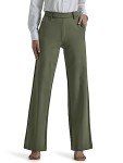 Lee Women's Wide Leg Comfort Pants - Olive Grove