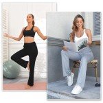 Women's Comfy Yoga Pants with Pockets - Black