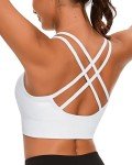 High Support Yoga Tank Bra with Strappy Back