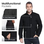 Men's Water and Wind Resistant Soft Shell Jacket
