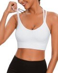 High Support Yoga Tank Bra with Strappy Back