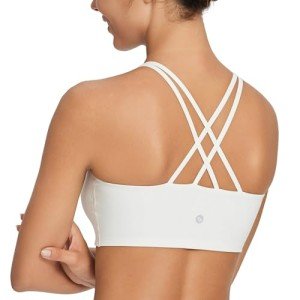 Strappy Longline High Impact Sports Bra for Women