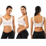3-Pack Seamless Yoga Bras with Removable Pads