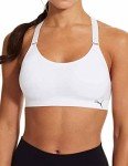 PUMA Women's Sports Bra 3-Pack: Black, White, Grey