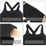 High-Impact Strappy Sports Bra with Front Zipper