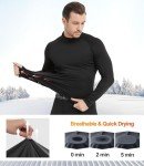 Men's 5-Piece Thermal Compression Mock Turtleneck Set