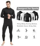 Men's 5-Piece Thermal Compression Mock Turtleneck Set