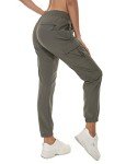 Lightweight Women's Hiking Cargo Pants in Khaki