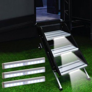 3 Pack Motion Sensor LED RV Step Lights