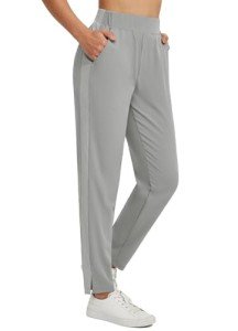 BALEAF Women's Stretch Travel Pants with Pockets