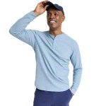 All in Motion Men's Waffle-Knit Henley Top