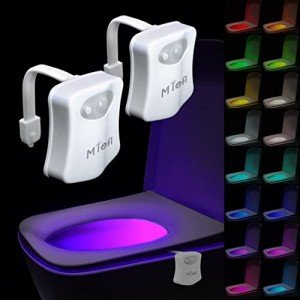 Color-Changing Motion Sensor Toilet Light - 2 Pack