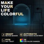 Color-Changing Motion Sensor Toilet Light - 2 Pack