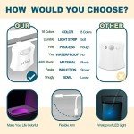 Color-Changing Motion Sensor Toilet Light - 2 Pack