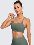 Butterluxe Women's Y Back Sports Bra - Grey Sage