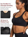 High Impact Adjustable Criss Cross Sports Bra for Large Bust