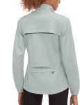 Women's Quick-Dry Convertible Running Jacket - Light Gray