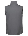 Men's Lightweight Windproof Softshell Vest - Gray XL