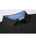 Men's Moisture-Wicking Long Sleeve Golf Polo Shirt