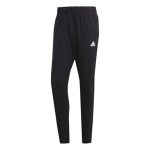 Adidas Men's Black Tapered Open Hem Pants