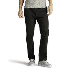 Lee Men's Extreme Motion Slim Straight Pants - Black