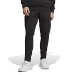 Adidas Men's Black Tapered Open Hem Pants