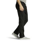 Lee Men's Extreme Motion Slim Straight Pants - Black