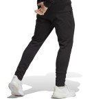 Adidas Men's Black Tapered Open Hem Pants