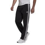 adidas Men's 3-Stripes Tracksuit Bottoms - Black