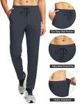 Men's Tapered Sweatpants with Zipper Pockets