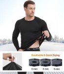 Men’s 5 Pack Thermal Compression Long Sleeve Shirts