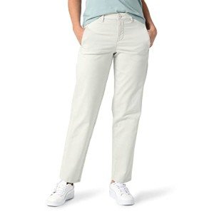 Lee Women's Ultra Lux Mid Rise Straight Pants