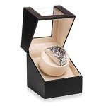 Automatic Black Carbon Fiber Watch Winder