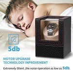 Automatic Black Carbon Fiber Watch Winder