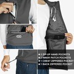 Men's Lightweight Windproof Golf Vest with Pockets