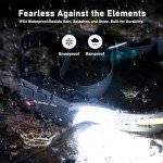 Rechargeable LED Headlamp with Motion Sensor, 350 Lumens