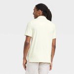 All in Motion Men's Yellow Jersey Polo Shirt