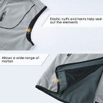 Men's Light Grey Fleece Golf Vest for Activewear