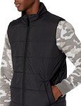 Men's Midweight Black Puffer Vest by Amazon Essentials