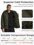 All In Motion Men's Quilted Winter Puffer Jacket