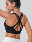 High Support Criss-Cross Sports Bra for Women