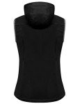 Women's Lightweight Hooded Softshell Vest - Black