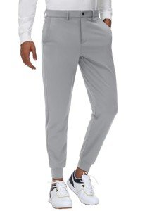 Men's Stretch Golf Joggers with Belt Loops