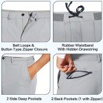 Men's Stretch Golf Joggers with Belt Loops