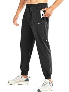 Men's Lightweight Quick-Dry Athletic Running Pants