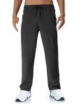 Men's Lightweight Jogger Pants with Pockets - Dark Grey