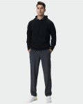 Men's Lightweight Jogger Pants with Pockets - Dark Grey