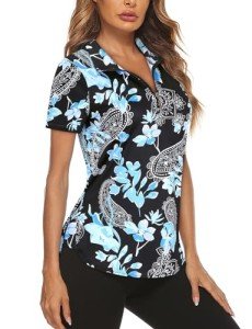 Koscacy Women's 1/4 Zip Golf & Active Top