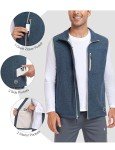 Men’s Windproof Fleece Vest for Active Adventures